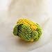 Handmade Knitted Crochet Cute Vegetable Corn Keychain Key Ring Purse Pendant