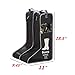 Rekukos Portable 2 Packs,Tall Boots Storage/Protector Bag,Boots Cover (Black)