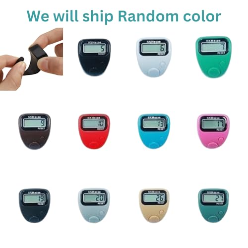 Image of Digital Jaap Counter Ring with Display, Naam Jap Counter Machine for Mantra Counting, Mala Jaap Counter, Tasbeeh Counter Ring, 5 Digit Chanting Count Machine for Prayer & Meditation