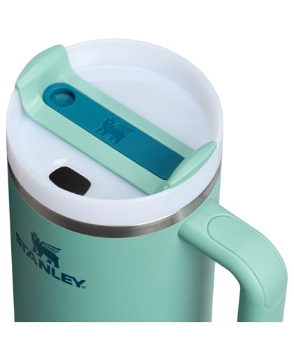 Image of STANLEY Quencher H2.0 Tumbler with Handle and Straw 40 oz | Flowstate 3-Position Lid | Cup Holder Compatible for Travel | Insulated Stainless Steel Cup | BPA-Free | Spring Green
