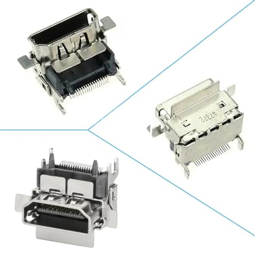 Image of Onyeh HDMI Port Socket for Xbox One S Console w /Repair Part(2 Pack)