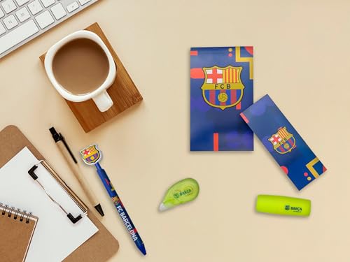 CYPBRANDS FC Barcelona, Schreibwaren-Set, Schulmaterial, Schreiben, Barça, offizielles Produkt
