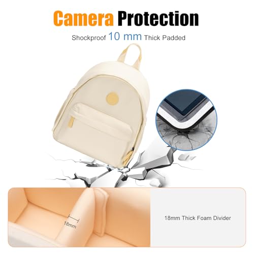 Mochila pequeña para cámara DSLR para mujeres miniatura 5
