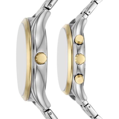 Image of Fossil Fenmore Multicolor Quartz Stainless Steel Watch BQ2900SET