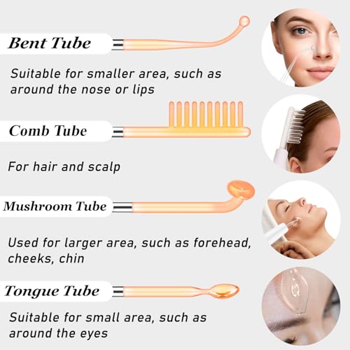 Image of High Frequency Facial Device DARSONVAL High Frequency Facial Wand Micro-Care Skin Care