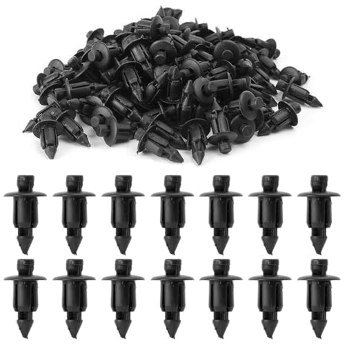 RAXLUPO 50 Pezzi Clip Rivetti Plastica Auto Clip di Fissaggio Auto Rivetti in Plastica Bici carenatura Trim Pannello,per Yamaha Suzuki Kawasaki