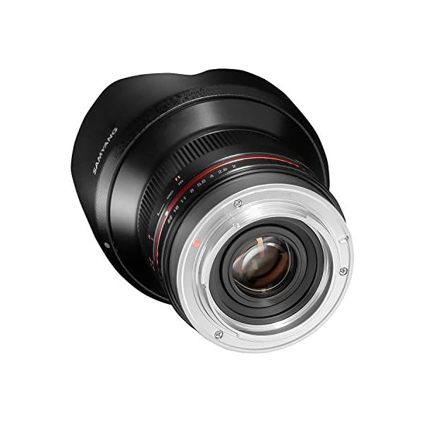 Samyang 12/2,0 Objektiv APS-C Fuji X manueller Fokus Fotoobjektiv, Weitwinkelobjektiv schwarz & Walimex Pro UV-Filter… – Bild 5