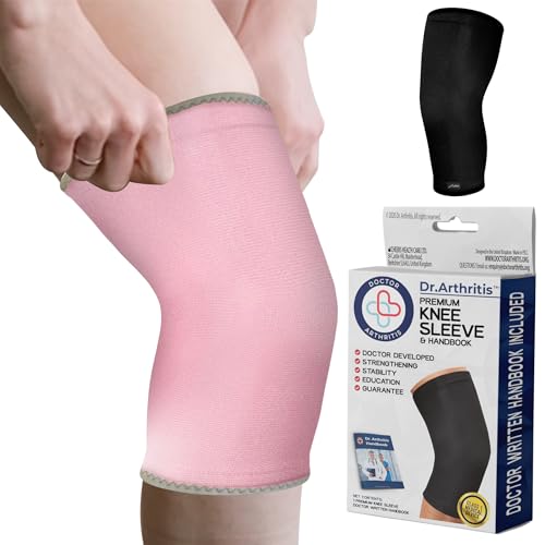 Doctor-Developed Thick Knee Brace Support, Secure Compression Sleeve for Joint