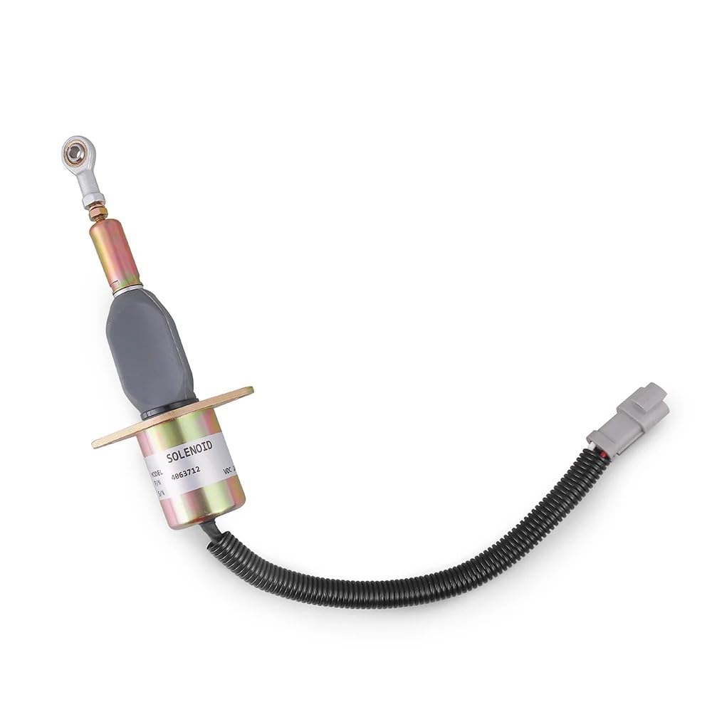 Elektrozawór odcinający paliwo Elektromagnes zatrzymujący 24 V odcinający paliwo Do Cummins 6CT 8,3 l Elektrozawór Zatrzymujący