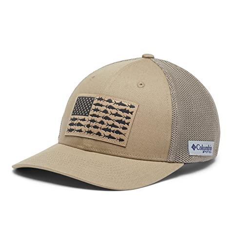 Image of Columbia Unisex Adult PFG Logo Mesh Ball Cap