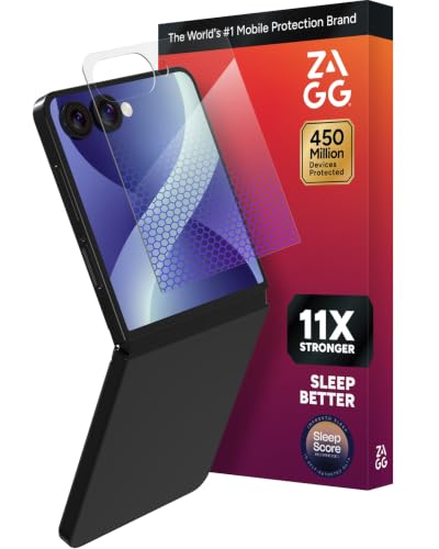 Image of ZAGG Glass XTR5 Samsung Galaxy Z Flip8 Screen Protector