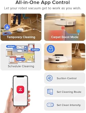 roborock Q7 L5 Robot Vacuum and Mop with Side Brushes Replacement Bundle