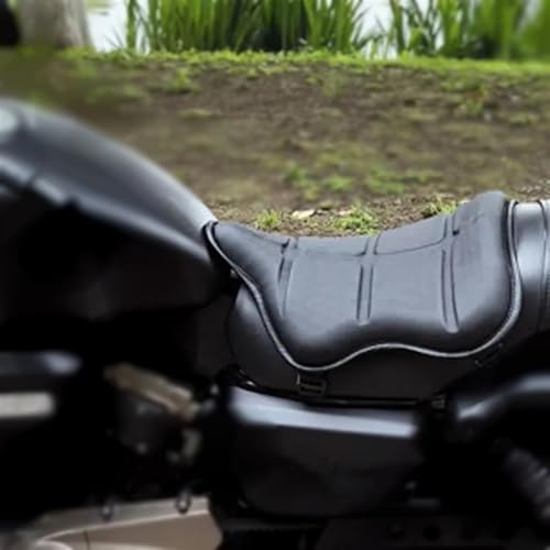 Cojín de gel para asiento de moto transpirable con diseño de panal 4