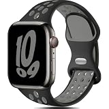 Desingel Cinturino Sportivo in Silicone Compatibile con Apple Watch 49mm 46mm 45mm 44mm 42mm per Uomo e Donna, Traspirante Cinturini e Leggero per Ultra 3 2 1 SE Series 11 10 9 8 7 6 5 4 3