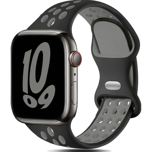 #Commissioniguadagnate<br>Cinturino Sportivo in Silicone Compatibile con Apple Watch 42mm(Series11/10) 41mm 40mm 38mm per Uomo e Donna Cinturini Sportivo e Leggero per SE Series11 10 9 8 7 6 5 4 3