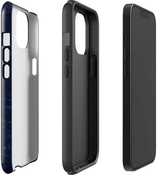 Skinit Impact Phone Case Compatible with iPhone 15 - Officially Licensed NFL Carolina Panthers Distressed Design