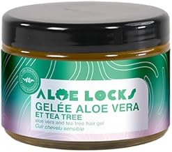 ALOÉ LOCKS | Gelée à l'Aloe Vera | Aide à la Réalisation de vos Coiffures | Propriétés Purifiantes et Apaisantes | Favorise la Croissance Capillaire | Fabriqué en France | CrueltyFree | 300ML