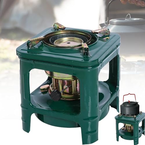 Kerosene Stove Picnic Burner Furnace, 8-Wick Portable Camping Oil Stove,