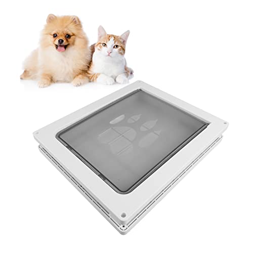 Puerta para perros de diseño moderno Picysa con acabado duradero blanco 3
