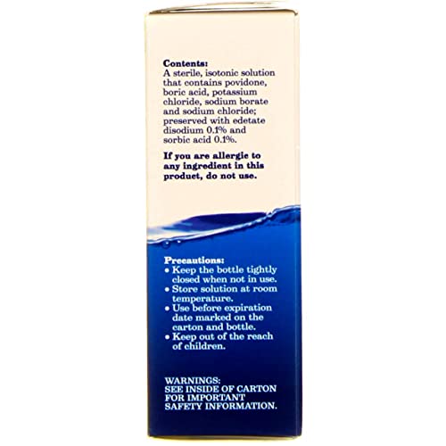 Bausch & Lomb ReNu MultiPlus Lubricating and Rewetting Drops 0.27 oz (Pack of 2)