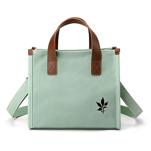 CORIOS Kvinnor axelväska kanvas handväska crossbody väska multifunktionell topphandtag väska avslappnad messengerväska...