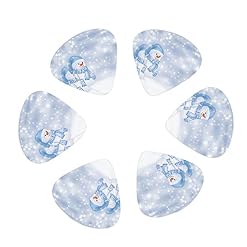 Médiators de guitare 12-Pack médiators de guitare bonhomme de neige heureux de Noël pour guitare électrique guitare… - Les Beatles, Paul McCartney, John Lennon, RIngo Starr, George Harrison