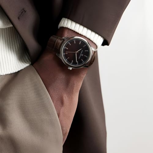 Image of Carlington Aristocrat Series Analog Watches for Men with Premium Leather Strap - CT 1077