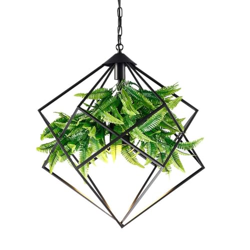 Lampe plafond noire 55 cm pour éclairer un couloir sombre ou une chambre