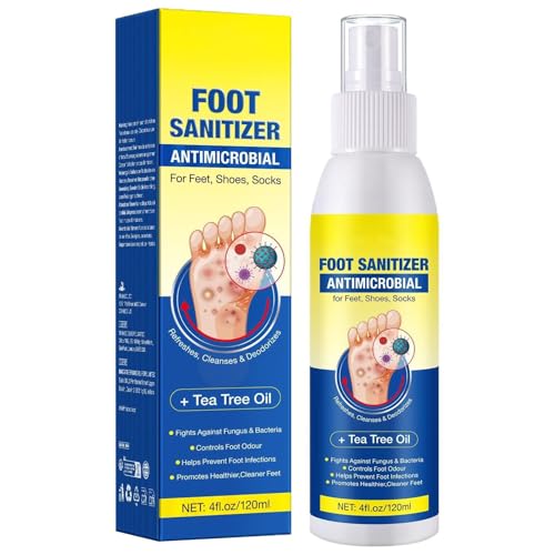 Foot Spray | Spray 120ml for Athlete Foot, Ambientador Para Zapatos Seguro Que Elimina Olores Para Gimnasio, Viajes, Post-Entrenamiento Y Hogar