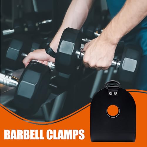 Pinces pour barre d'haltère compactes et antichocs pour musculation
