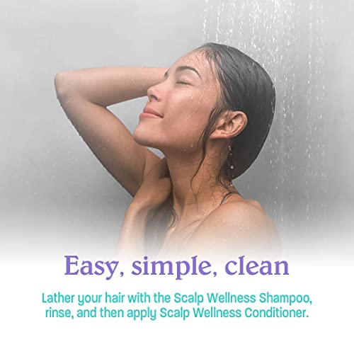 Malibu C Scalp Wellness Dry Scalp Shampoo - Natural Spearmint Shampoo For Oily Hair - Scalp Treatment For Dry Itchy Scalp - With Menthol Oil & Vitamin C - Scalp Moisturizer For Men & Women (33.8 Oz) #TOP3