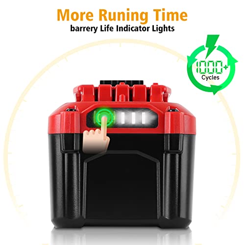 Upgraded DSANKE CMCB204 6000mAh 20V Lithium-ion Battery Replacement for Craftsman V20 Lithium Ion Battery CMCB204 CMCB204-2 CMCB202 CMCB202-2 CMCB201 Craftsman V20 Battery by C DSANKE C - Image 2