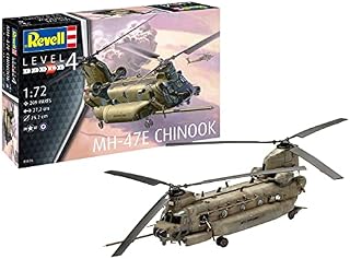 Revell RV03876 1:72-MH-47 Chinook Plastic Model kit, Multicolour, 1/72