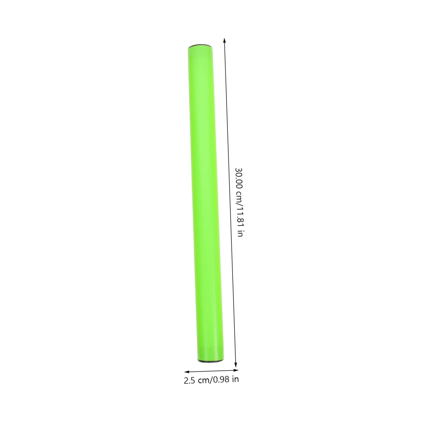 Yardwe Bâtons pour Courses de Relais Légers en Plastique 5 Pièces Design Simple et Bords Lisses pour Compétitions en Salle et Athlétisme