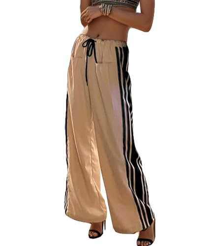 Pantalon de survêtement ample SOMTHRON à rayures pour le sport et le quotidien