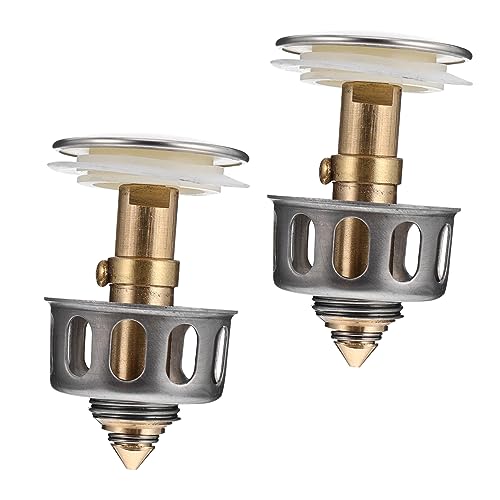 Tapón rebote para desagüe Angoily 2 piezas acero inoxidable