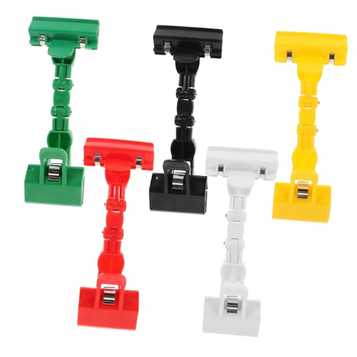 Angoily 5pcs Multi-use Painting Clip Flexible Drawing Clamp Holder for Sketching Photo Display and Document Organization