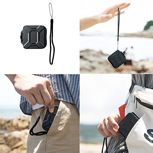 JJC Speicherkarten Hülle Schlanker Halter für 16 Micro SD Micro SDXC Micro SDHC TF Karten, Wasserbeständiger Stoßfest Tragbare MSD Card Aufbewahrungsbox Organizer
