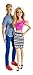 Barbie et Ken, coffret 2 poupées, jouet pour enfant, DLH76