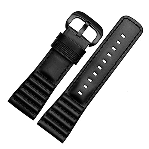 Bracelet de montre cuir 28 mm pour Sevenfriday P3B/01 S2/01 Svart