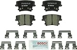 BOSCH BC1057 QuietCast Premium Ceramic Disc Brake Pad Set - Compatible with Select Chrysler 300; Dodge Challenger, Charger, Magnum; REAR
