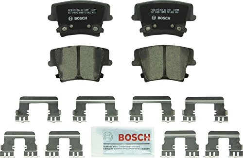 BOSCH BC1057 QuietCast Premium Ceramic Disc Brake Pad Set - Compatible with Select Chrysler 300; Dodge Challenger, Charger, Magnum; REAR