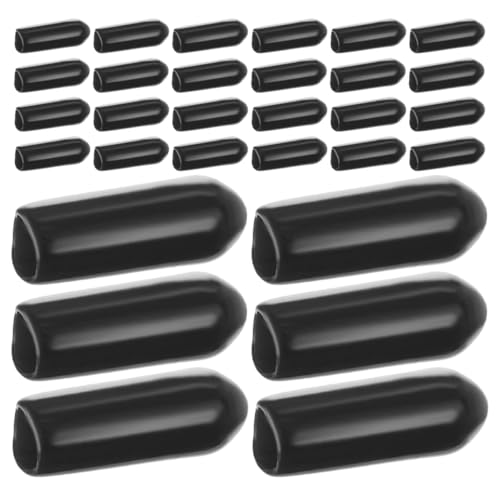 [DECHOUS] 100����J�`���[�V���G���h�L���b�v �v���� ���F 4mm�T�C�Y �J�`���[�V���p �_�炩�ȐG�����K�ȑ����� DIY�w�A�A�N�Z�T���[�����p�p�[�c