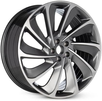 New 21x9 inch OEM Direct Replacement Aluminum Wheel for 2019–2024 Lincoln Nautilus 5-108mm Charcoal 21 in Rim KA1Z1007E