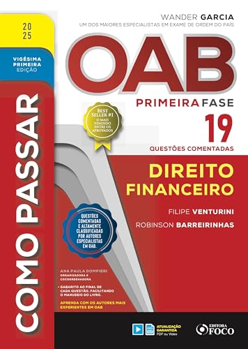 Como passar OAB primeira fase – 19 questões comentadas – direito financeiro