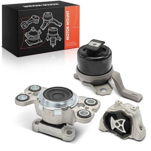 Frankberg 3x Supporti Motore Compatibile con XC60 156 2.4L XC60 156 2.0L V60 I 155 2.0L V70 III 135 2.0L XC70 II 136 2.4L Replace# 31277313