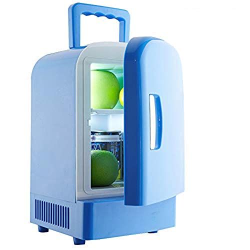 Mini Kühlschrank 4 Liter Geräuscharme Minibar Auto Gefrierschrank Tragbare Kühlbox mit Kühl und Heizfunktion Dual-Use für Hotels