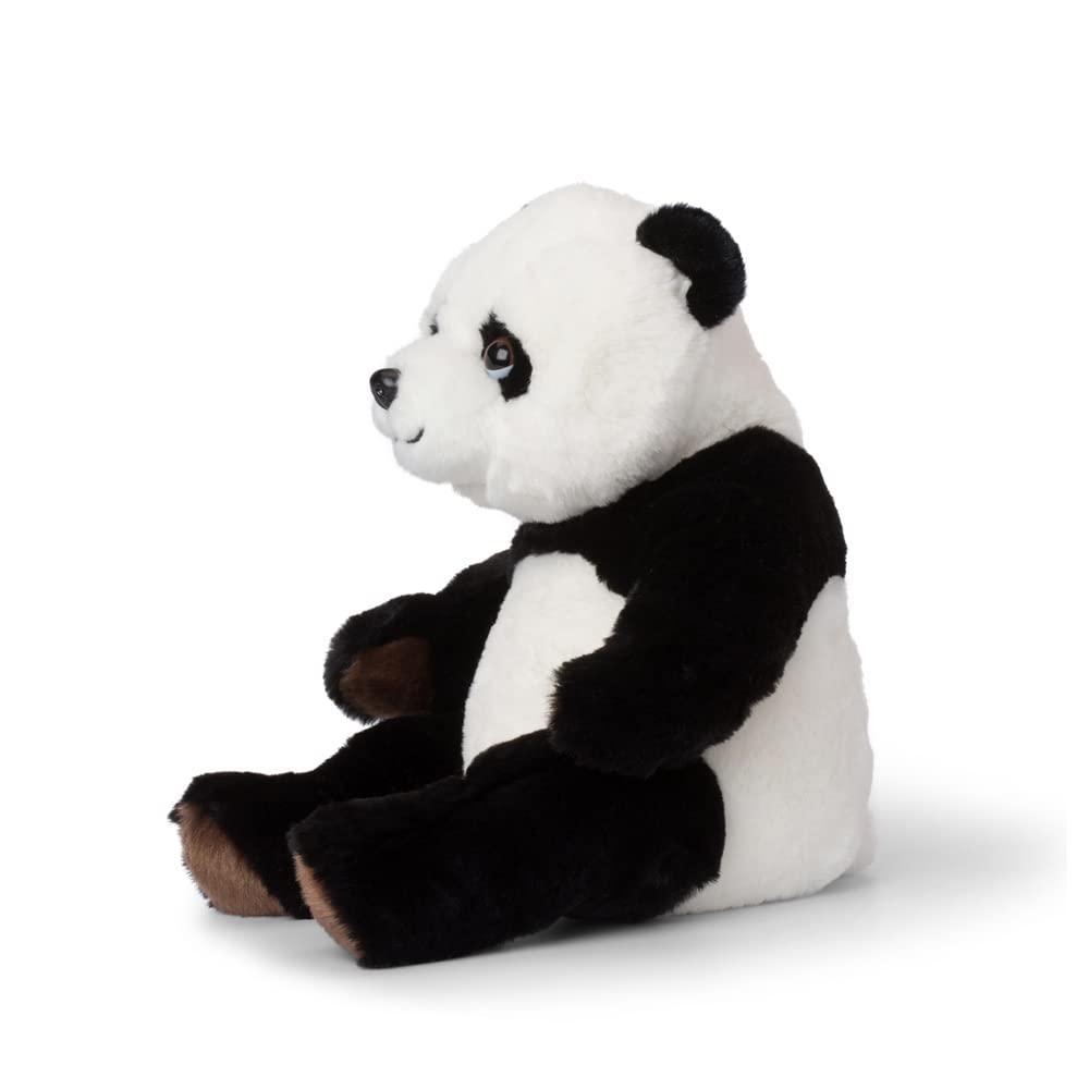 WWF Plüsch WWF 01100 - ECO Plüschtier Panda, lebensecht gestaltetes Kuscheltier, ca. 23 cm groß, wunderbar weich und kuschelig, Handwäsche möglich