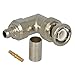 Amphenol Connex 95625 RF BNC Connector, Coaxial, Right Angle, Crimp (Pack of 10)