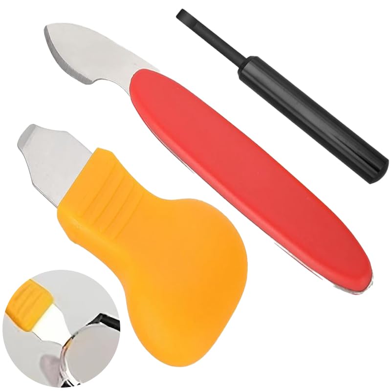 3 PCS Watch Back Cover Remover Tool Kit, Professional Watch Repair Tool Set, Flat Shovel Design for Easy Back Case Removal, Durable and Rust-Proof, Essential for Watchmakers and DIY Repairs